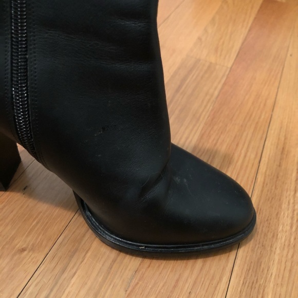 Vince black Overton leather Booties - Picture 2 of 5